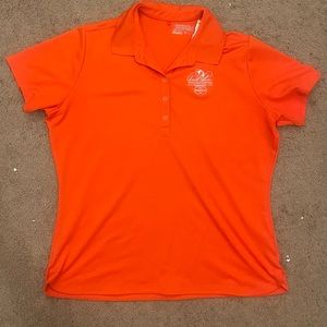 Nike Polo Shirt Arnold Palmer Invitational Mens XL Orange Golf Dri Fit.